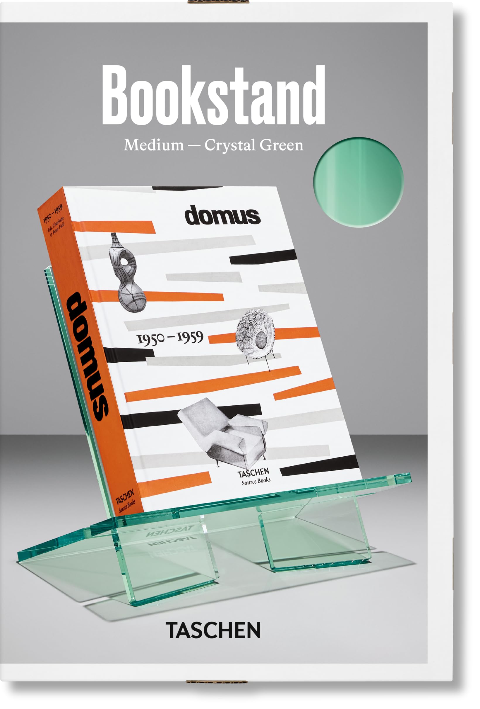 Bookstand : Medium. Crystal Green