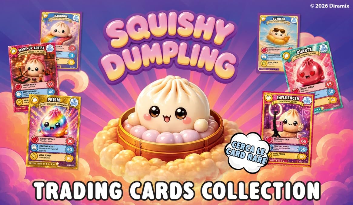BOX DA 20 BUSTINE DI CARDS SQUISHY DUMPLING