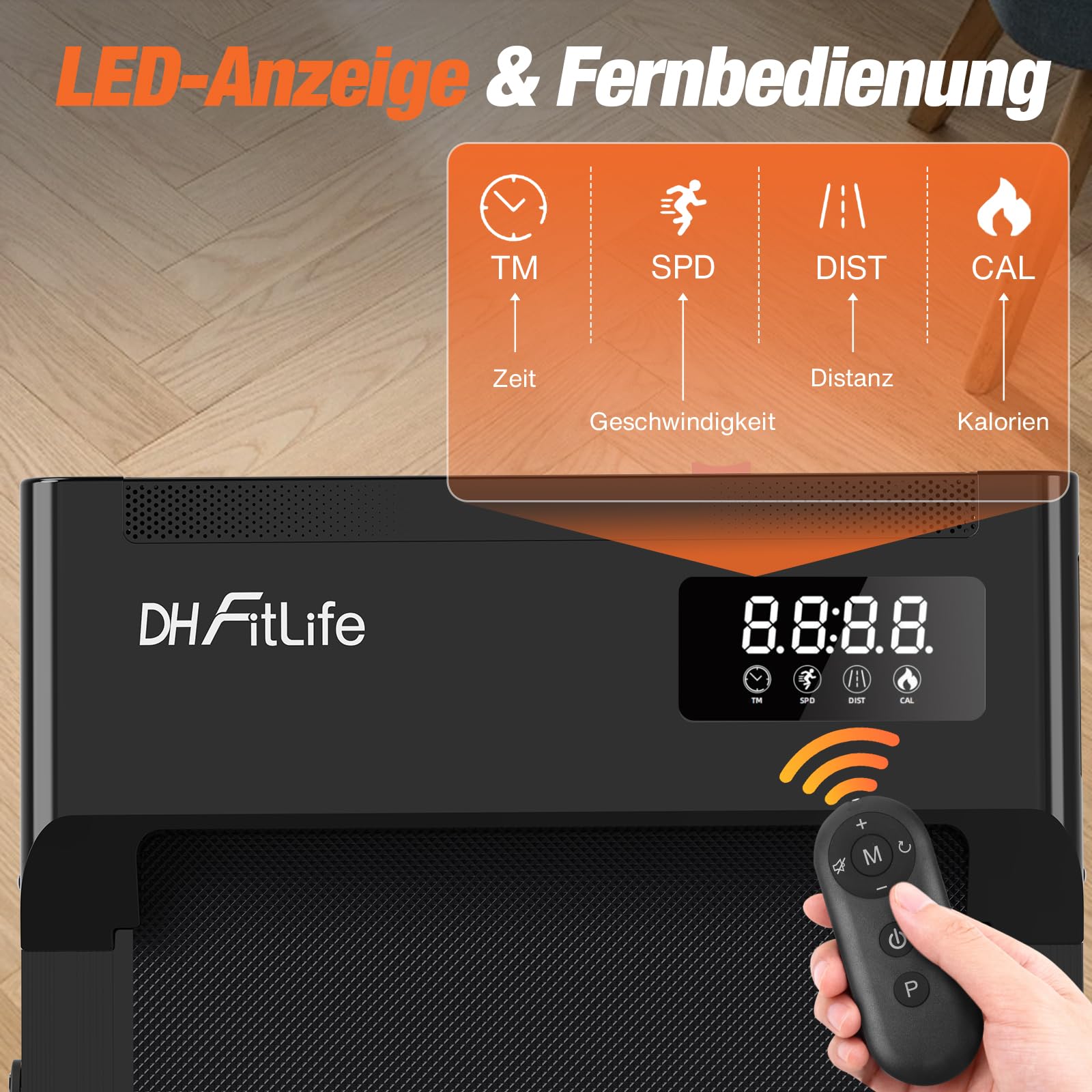 DH Fitlife DH FitLife Walking Pad TÜV-gekeurd 1