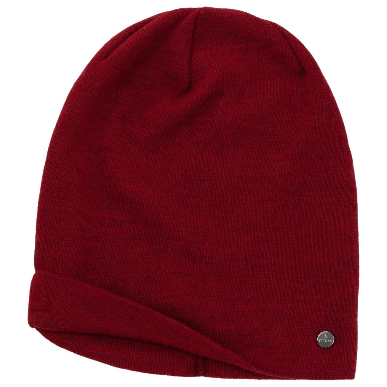 LIERYS Long Beanie Fine Merino Donna Uomo Made in Germany Lana Merino Berretto Invernale Autunno Inverno