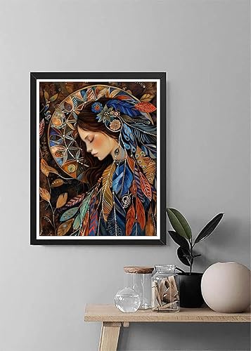 Vista 8 de Diymood Paint by Numbers for Adults Snowman, DIY Oil Painting Christmas Acrylic Paint by Number Kits for Kids Adults Beginner for Home Wall Decor