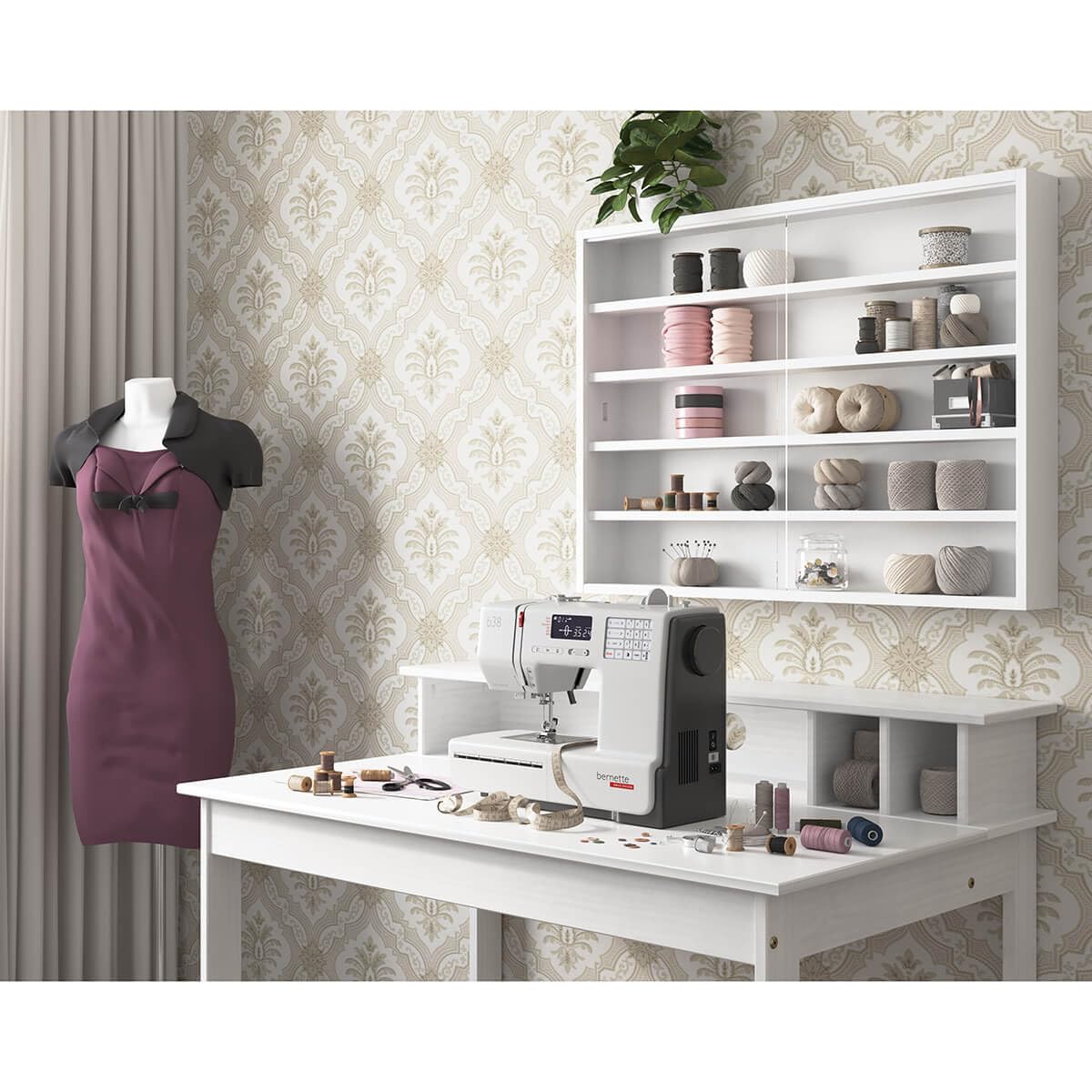 AltoBuy Collect Blanc - Vitrine Murale 5 Compartiments Blanche