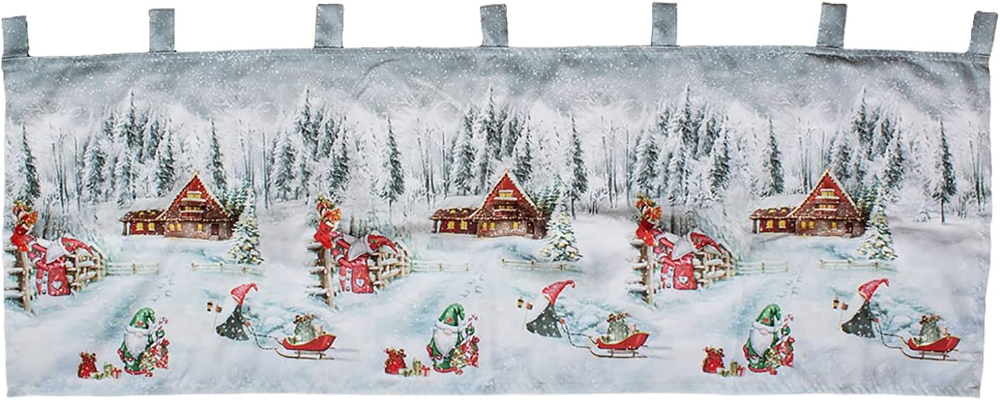 Amazon.de Mojawo Weihnachtsgardine LED Gardine Weihnachten Scheibengardine XMas beleuchtet