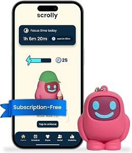 Scrolly Phone Access Blocker - Subscription-Free Smartphone Lock, Reduces Screen Time, Improves Focus & Productivity, Digital Wellbeing Tool