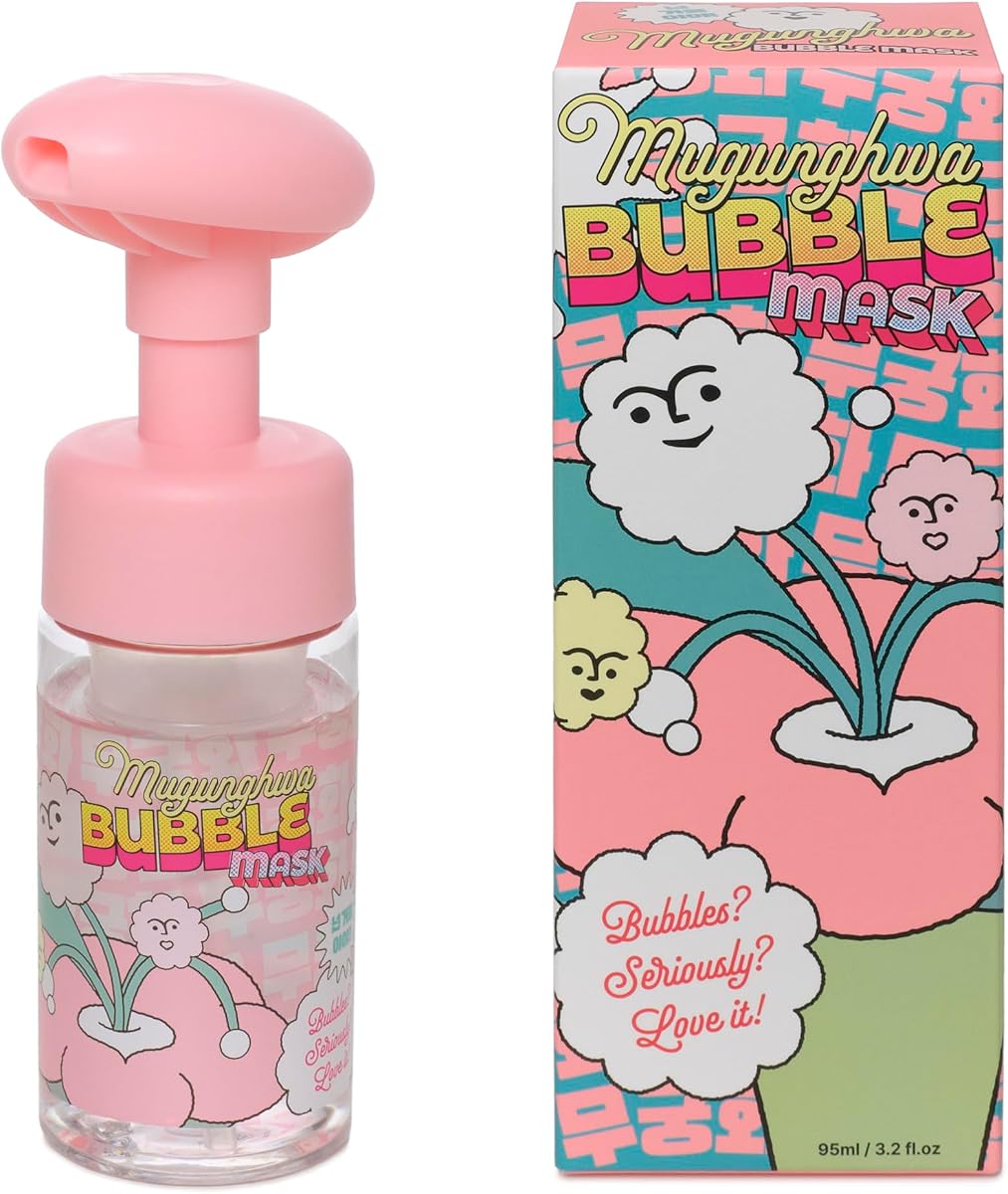 Tratamiento facial Bubble Mask, mascarilla facial hidratante con burbujas, cuidado de la piel coreano, 95 ml/3,2 fl.oz
