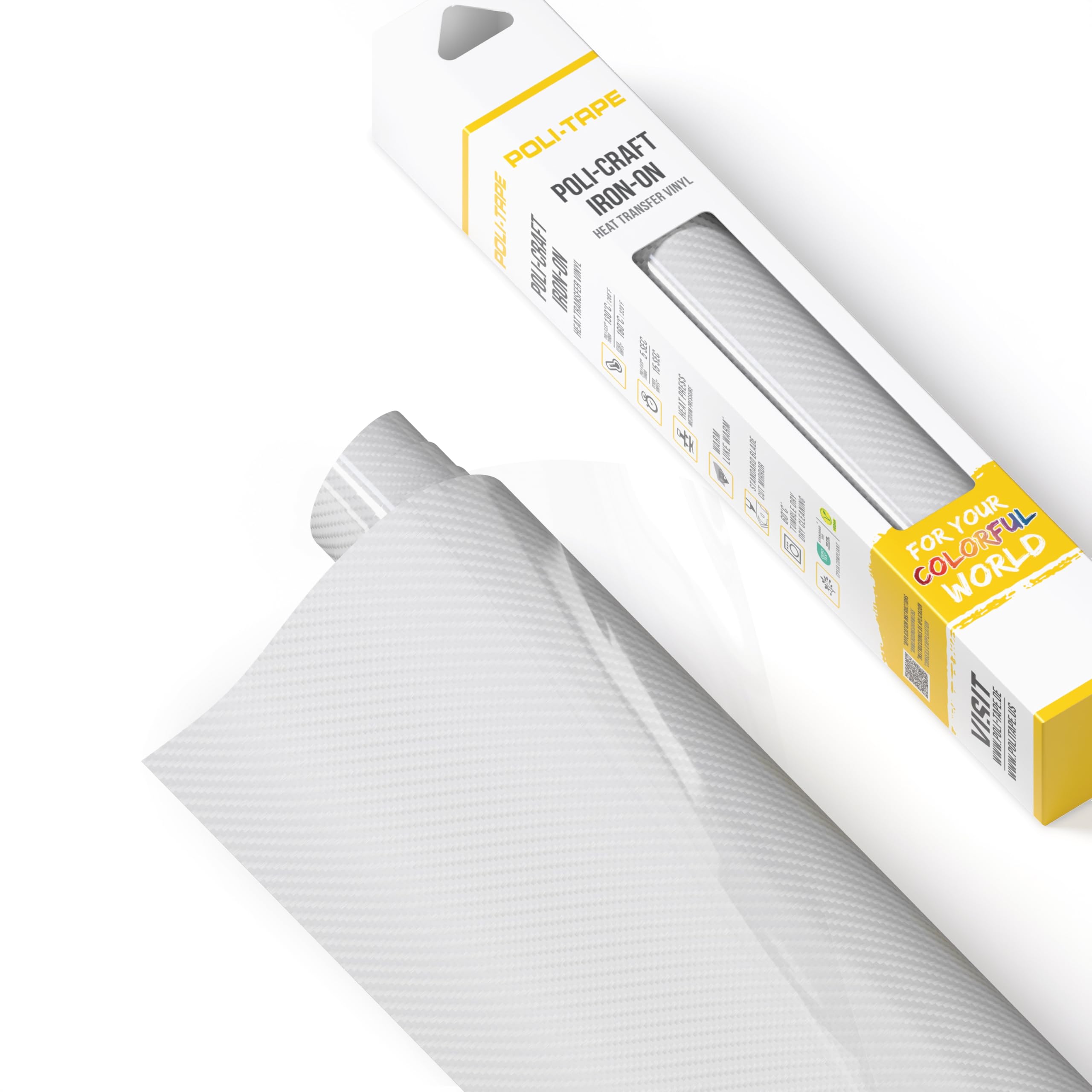 POLI-FLEX® CARBON Transferfolie für Textilien – Designfolie
