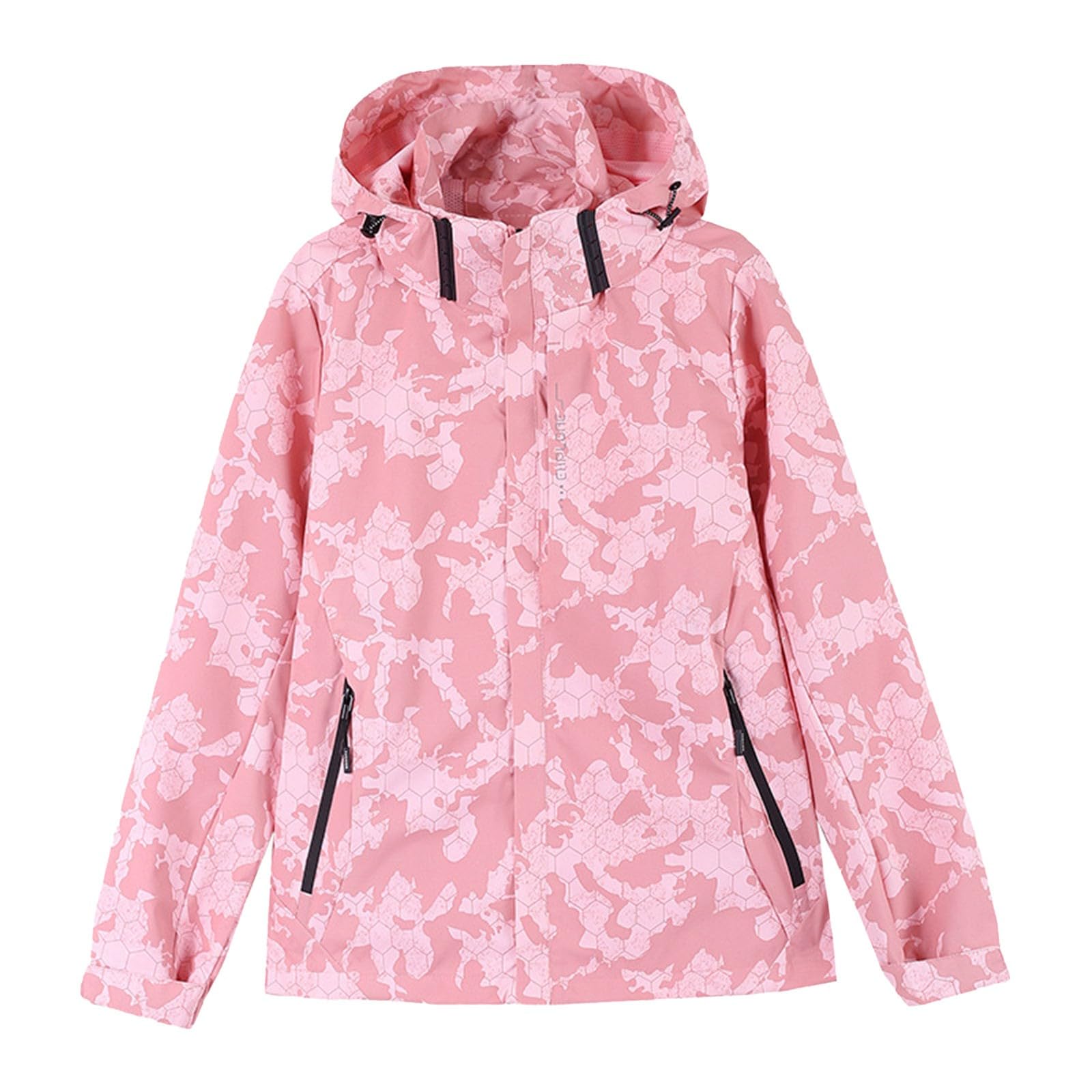 Giacca Da Donna Alla E Casual Con Stampa Raffinata Materiale Confortevole Adatto Alle Donne In Autunno Inverno Camicia Sportiva Impermeabile Pioggia Antivento Montagna Antipioggia