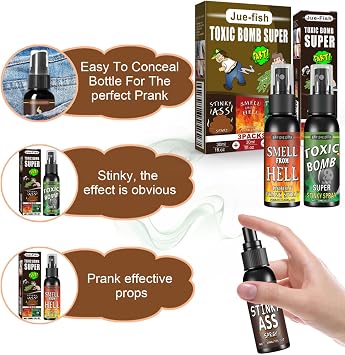 30ml Stinky Prank Liquid Fart Potent Ass Fart Spray Spray Pure Nasty Smelling Spray Great For Pranks Bomb One Size