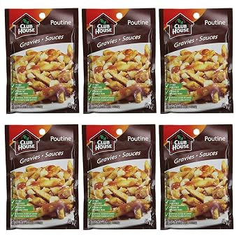 Club House Poutine Gravy Mix 42g/1.5 oz, 6 Pack