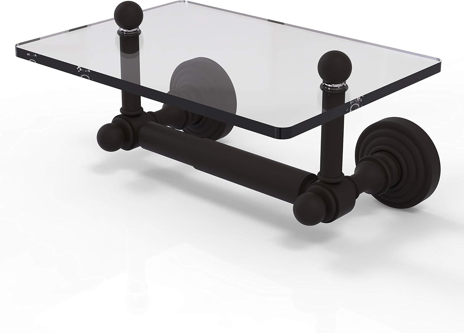 Exclusive Discount 50% Price Allied Brass WP-GLT-24 Waverly Place Collection Two Post Tissue Glass Shelf Toilet Paper Holder, Oil Rubbed Bronze Exclusive Discount 50% Price Allied Brass WP-GLT-24 Waverly Place Collection Two Post Tissue Glass Shelf Toilet Paper Holder, Oil Rubbed Bronze