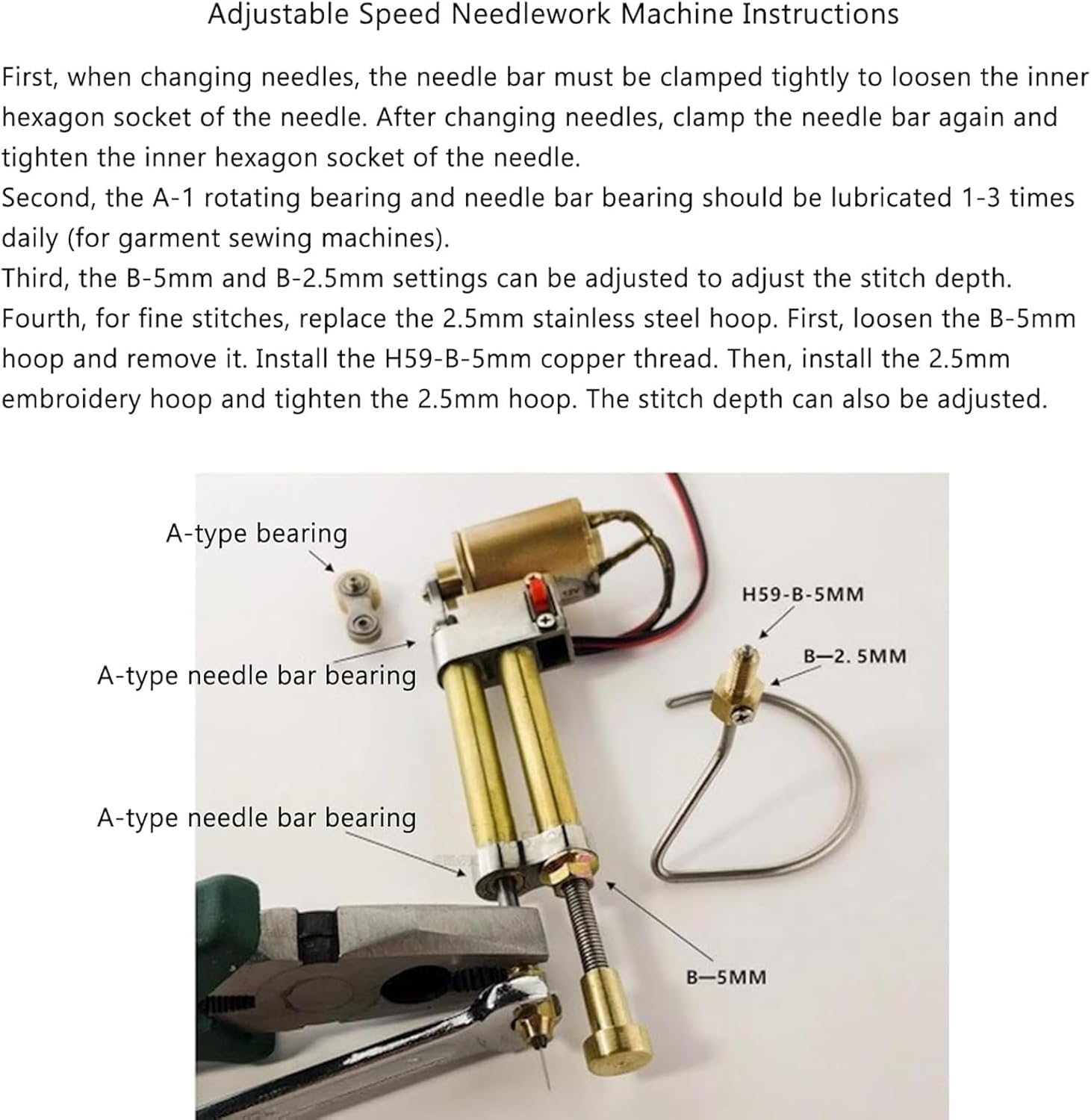 Handheld Embroidery Stitch Machine, Electric Needle Draft Machine, Compatible with 1-4 Sheets of Paper, Adjustable Speed, for Creative DIY Pattern Making