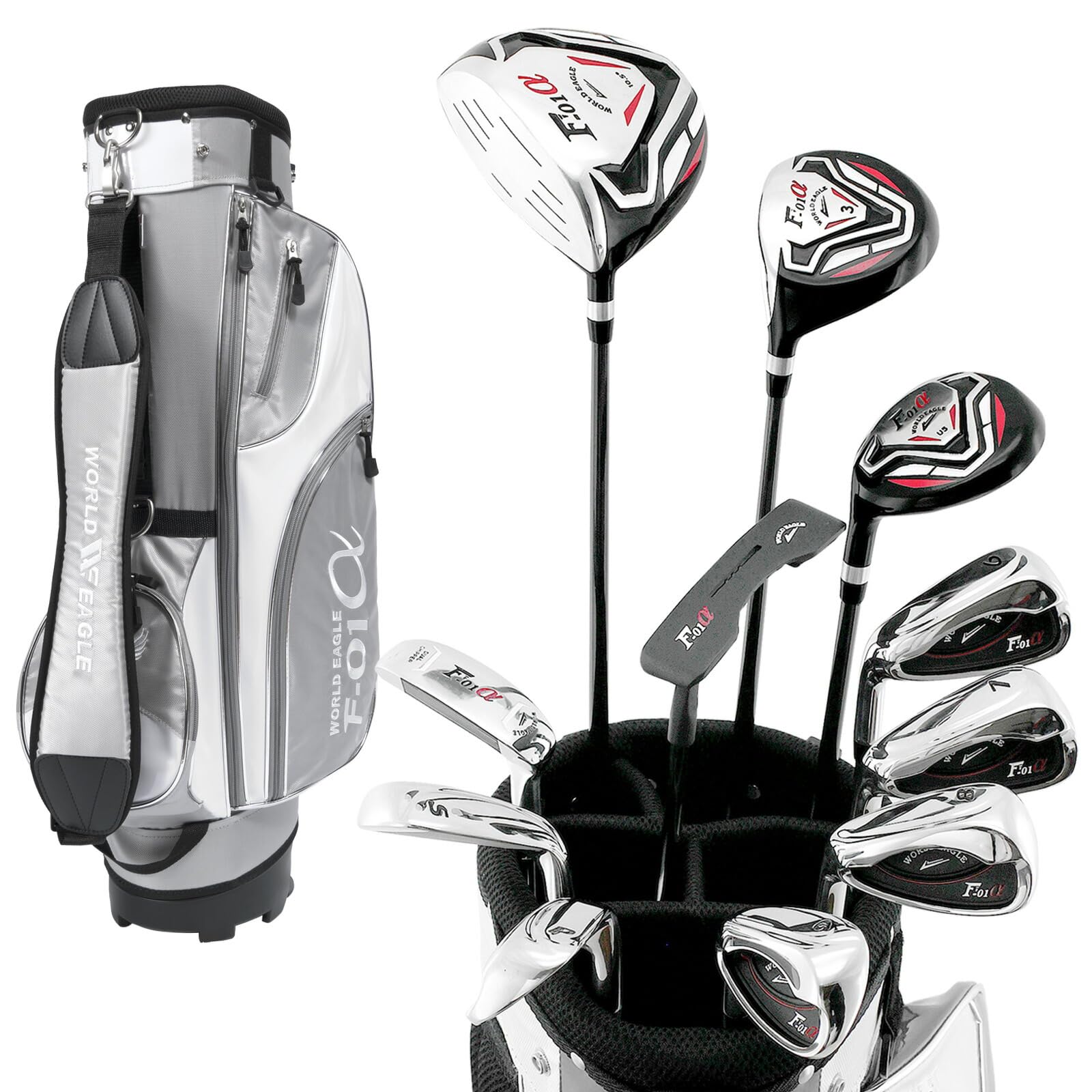 ゴルフクラブ セット World EAGLE F-01α 楽天市場】ワールドイーグル F-01α 13点メンズセット 人気
