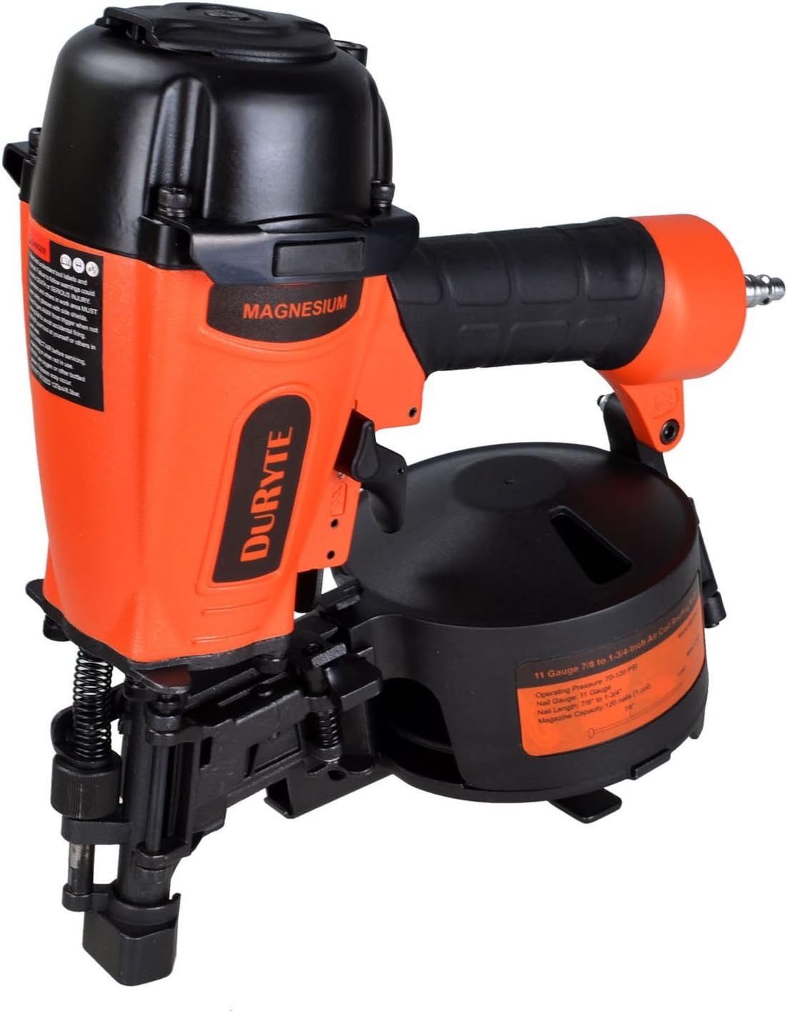 DuRyte Pro 11 Gauge 7/8 to 1-3/4-Inch Air Coil Roofing Nailer