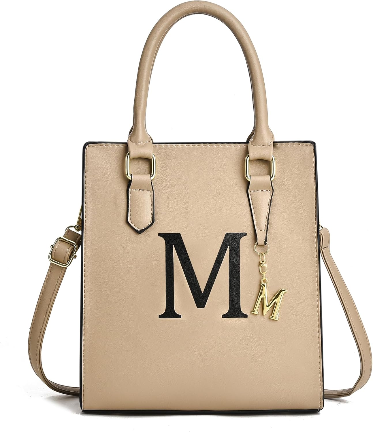 I IHAYNER Women Tote Bags Trendy Personalized Initial Shoulder Bag Top Handle Satchel Purse for Women Crossbody Hobo Handbags - Image 8