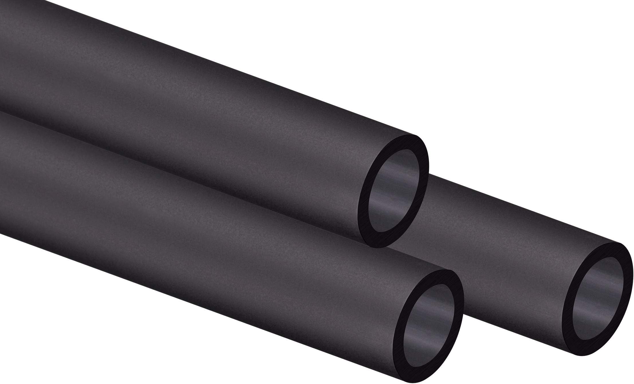 Corsair Hydro X Series, XT Hardline Satin 14 mm Tubing (Straight-Line PMMA Tubing, Resilient Construction, Easy to Cut) Black