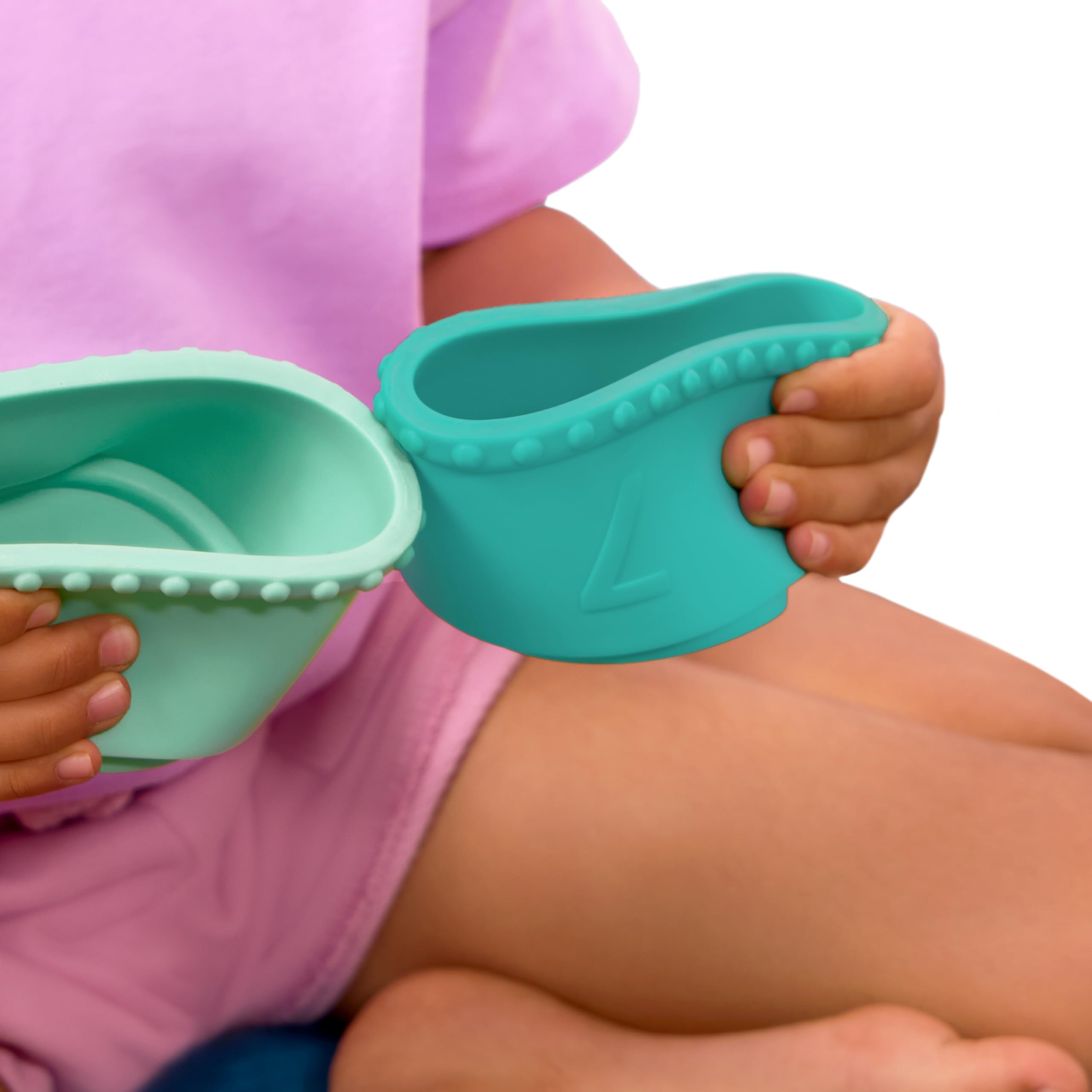 B. toys - Squishies do układania w stosy - Zabawka sensoryczna dla niemowląt - Miękkie klocki dla niemowląt - Figury, kształty i zwierzęta - 6 miesięcy +