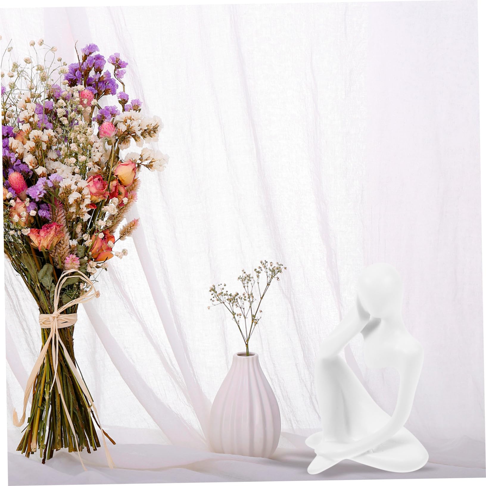 OUNONA 3 Pezzi Di Decorazioni Per La Casa In Liquidazione Statuetta Del Pensatore Sculture Del Pensatore Statuetta Del Pensatore Statuette Moderne Da Tavolo Accessori Decorativi Per