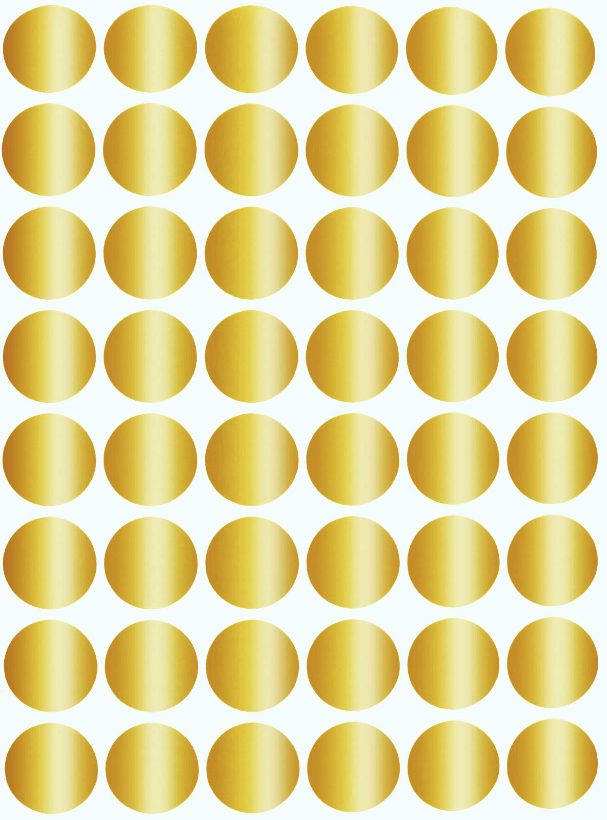 Royal Green Color-Coding Labels Dot Sticker 11/16" Inch Colored Labels for Inventory for Office & Home (17mm), 4800-Pack (Gold)