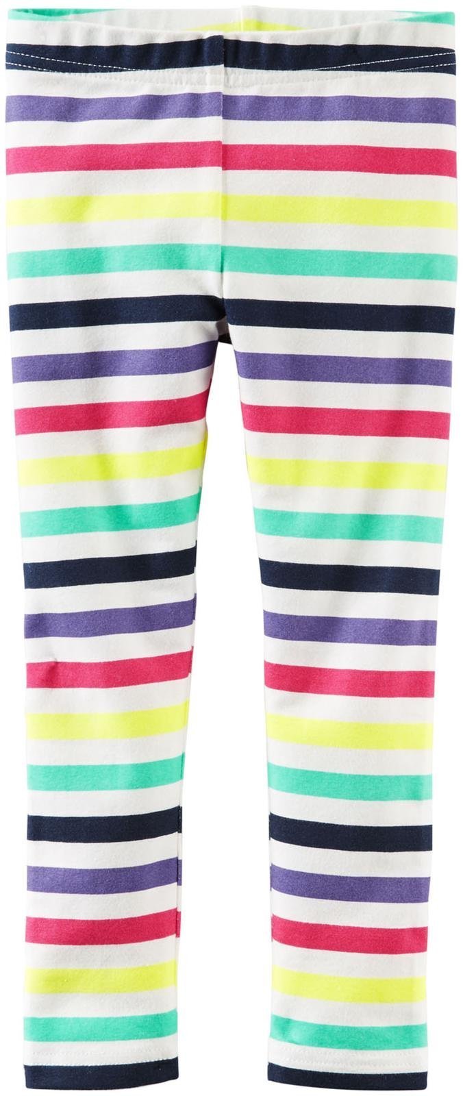 Carter's Dziewczęce bawełniane stretch capri legginsy