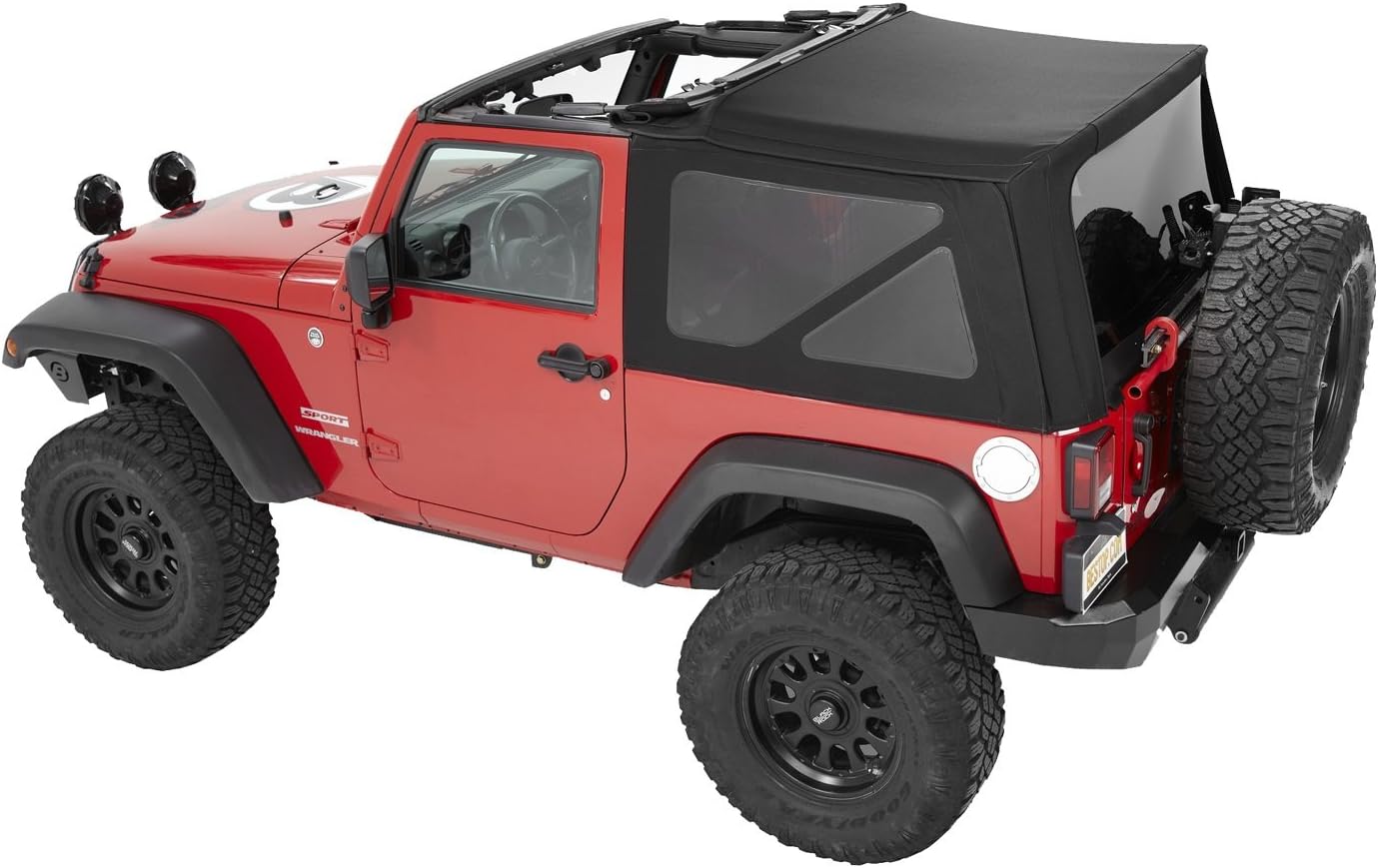 Bestop 54822-17 Supertop NX Black Twill Complete Replacement Soft Top