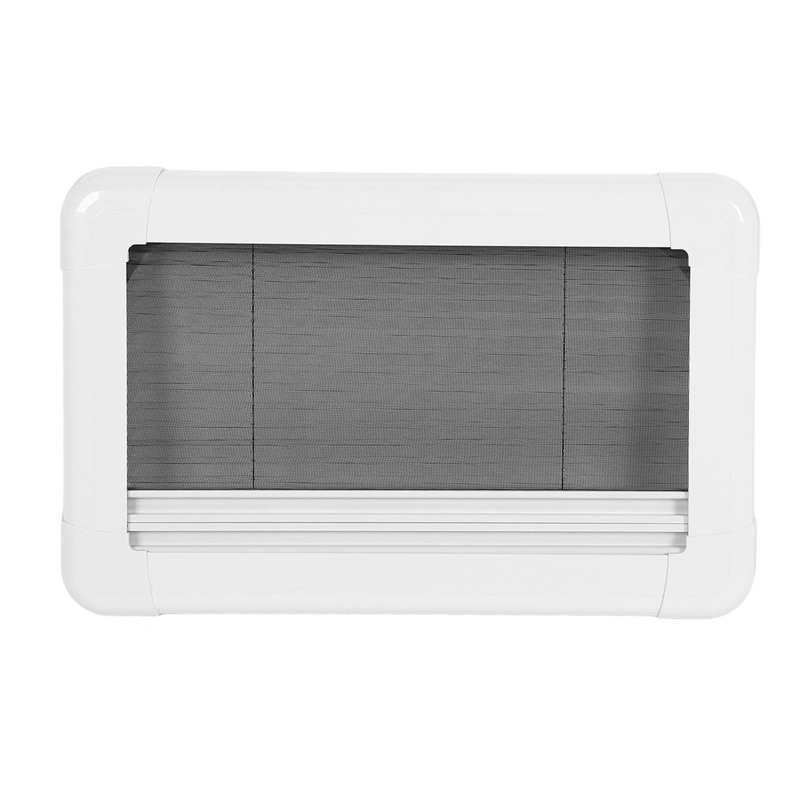 KIMISS Store de Fenêtre pour Camping-Car, 50,8 X 30,5 Cm, avec Moustiquaire, Stores Intérieurs pour Camping-Car, Stores Plissés en Fibre de Verre ABS, Fenêtre Plissée pour