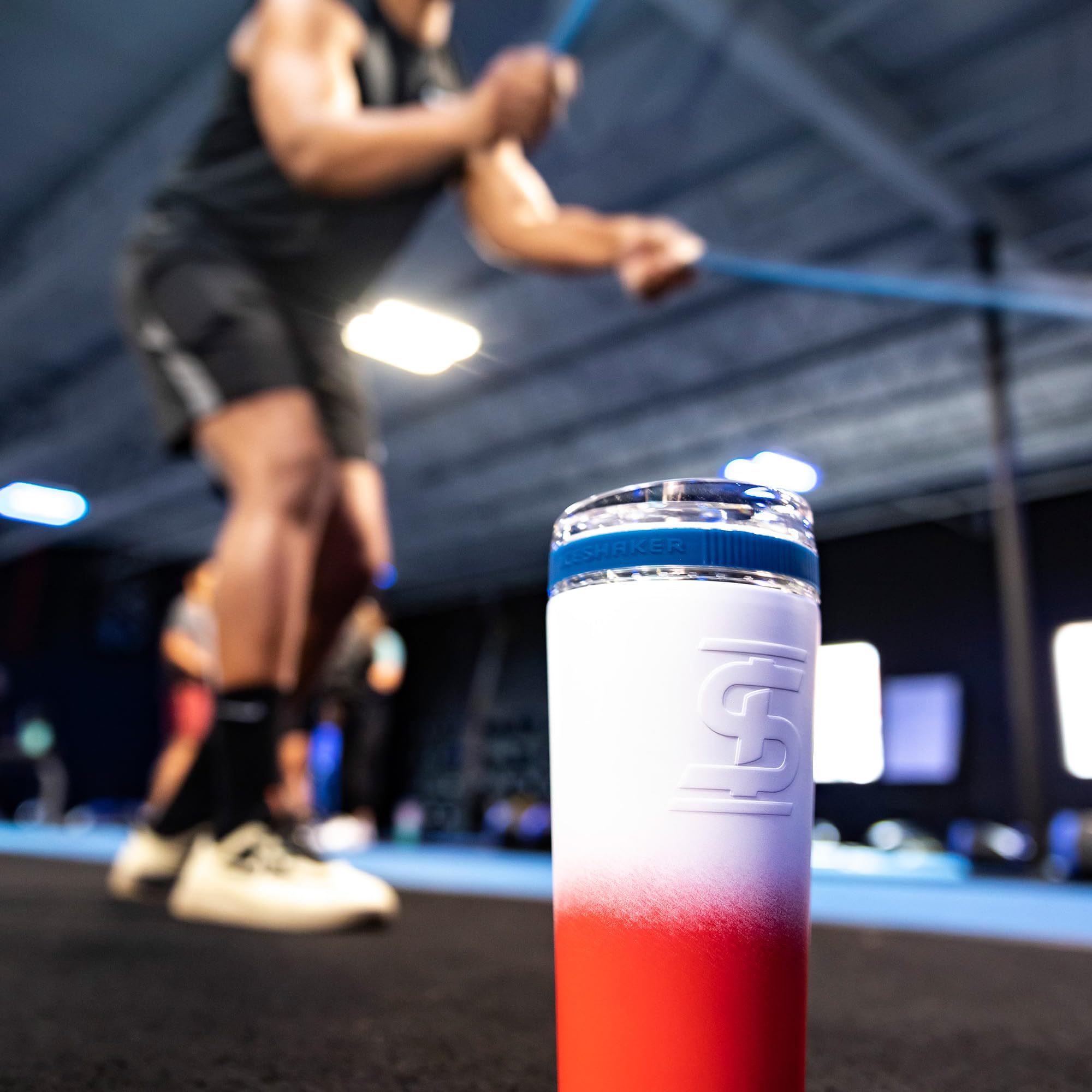 Ice Shaker Izolowana butelka ze stali nierdzewnej, 737 g, USA, zimna przez 30 godzin, izolowany kubek z mieszadłem obrotowym, bezzapachowa butelka na koktajle proteinowe, wodę, smoothie, koktajle