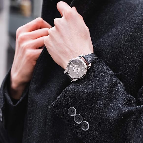 Amazon | MUSHA メンズ ダマスカス DAMASCUS ウォッチ サムライ 