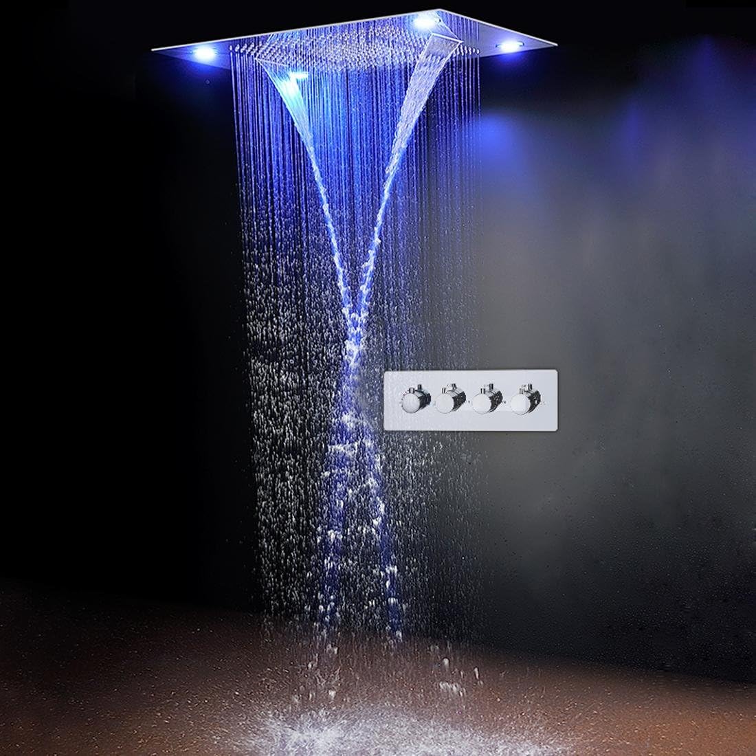 Regendusche Mit Wasserfall