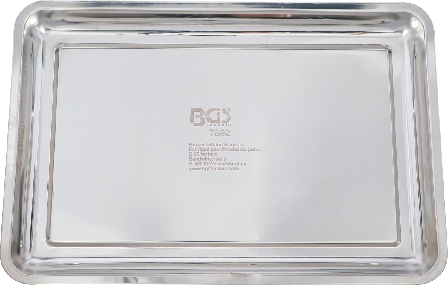 BGS 7892 | Drip Tray | Stainless Steel | 600 x 400 mm | 9 l