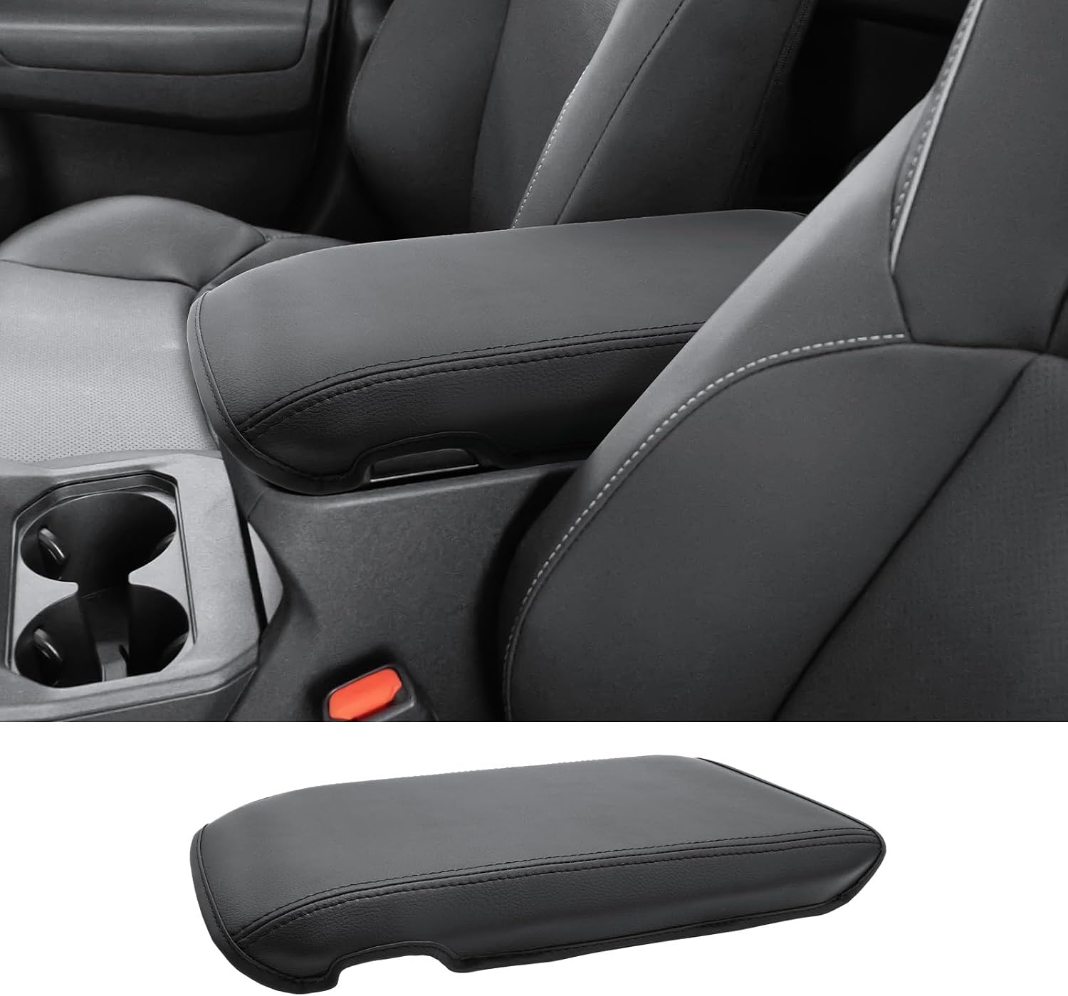 2026 bZ Woodland Center Console Cover for Toyota bZ Woodland (base/Premium), Waterproof&Comfy Leather Armrest Cover 2026 bZ Woodland Accessories