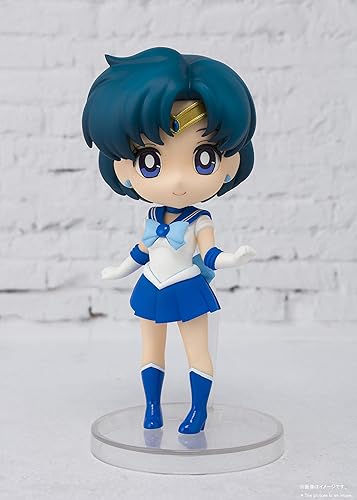 Miniatura 3 de TAMASHII NATIONS - Pretty Guardian Sailor Moon - Sailor Mercury, Bandai Spirits Figuarts mini figura de acción