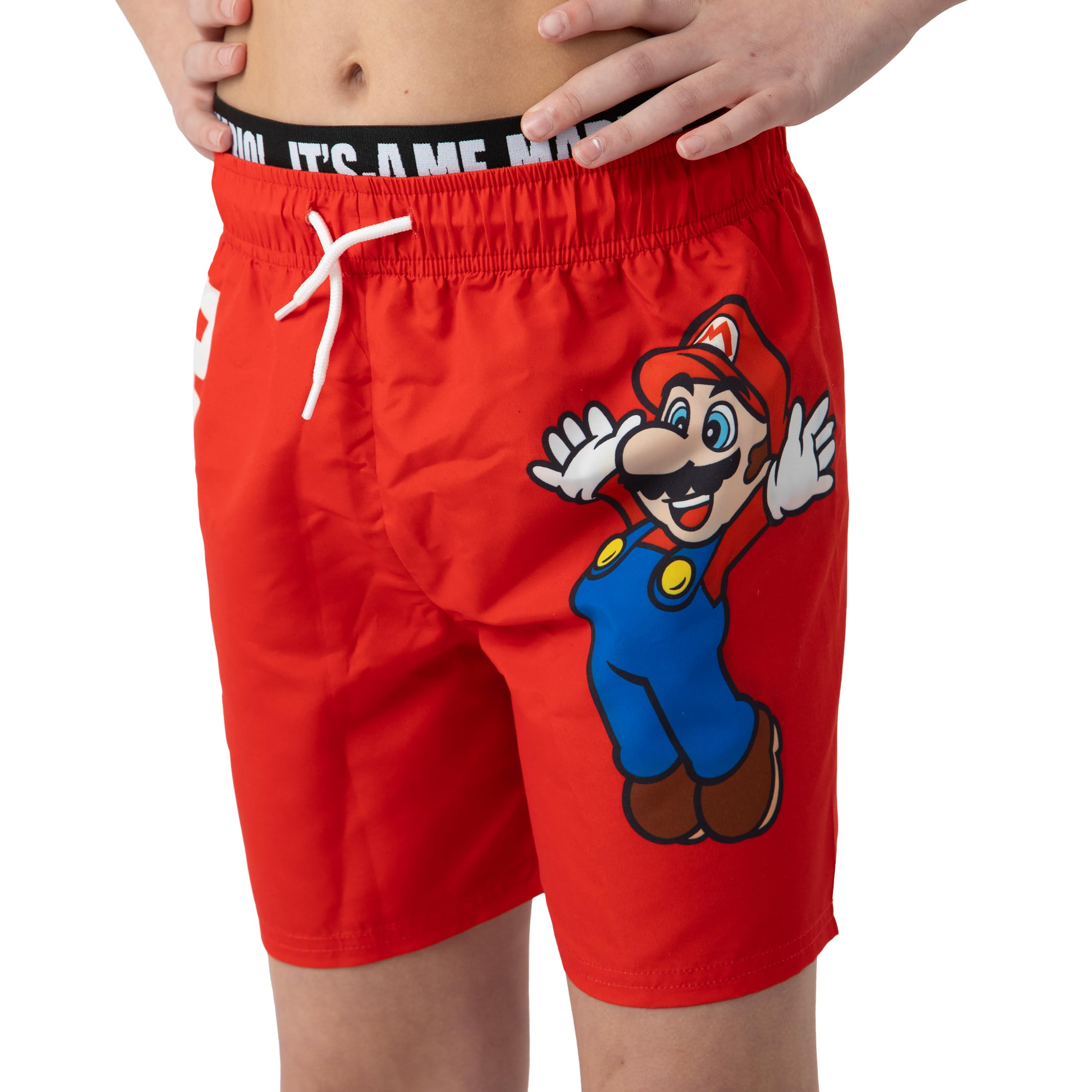 SUPER MARIO Badeshorts Jungen, Mario Schwimmanzug Badeset Kinder, Badehose Jungen, Badeshorts Kinder Für Den Sommer