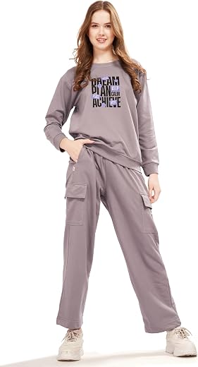 WEET Women's Sweatshirt and Joggers Full Set Tracksuit 414
