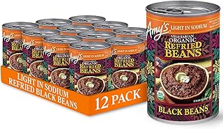 12 Vegan Refried Bean Recipes for Easy Plant-Based Meals 107 Amy's, Refried, Black Beans, Gluten Free, Organic, Vegetarian, Light in ...