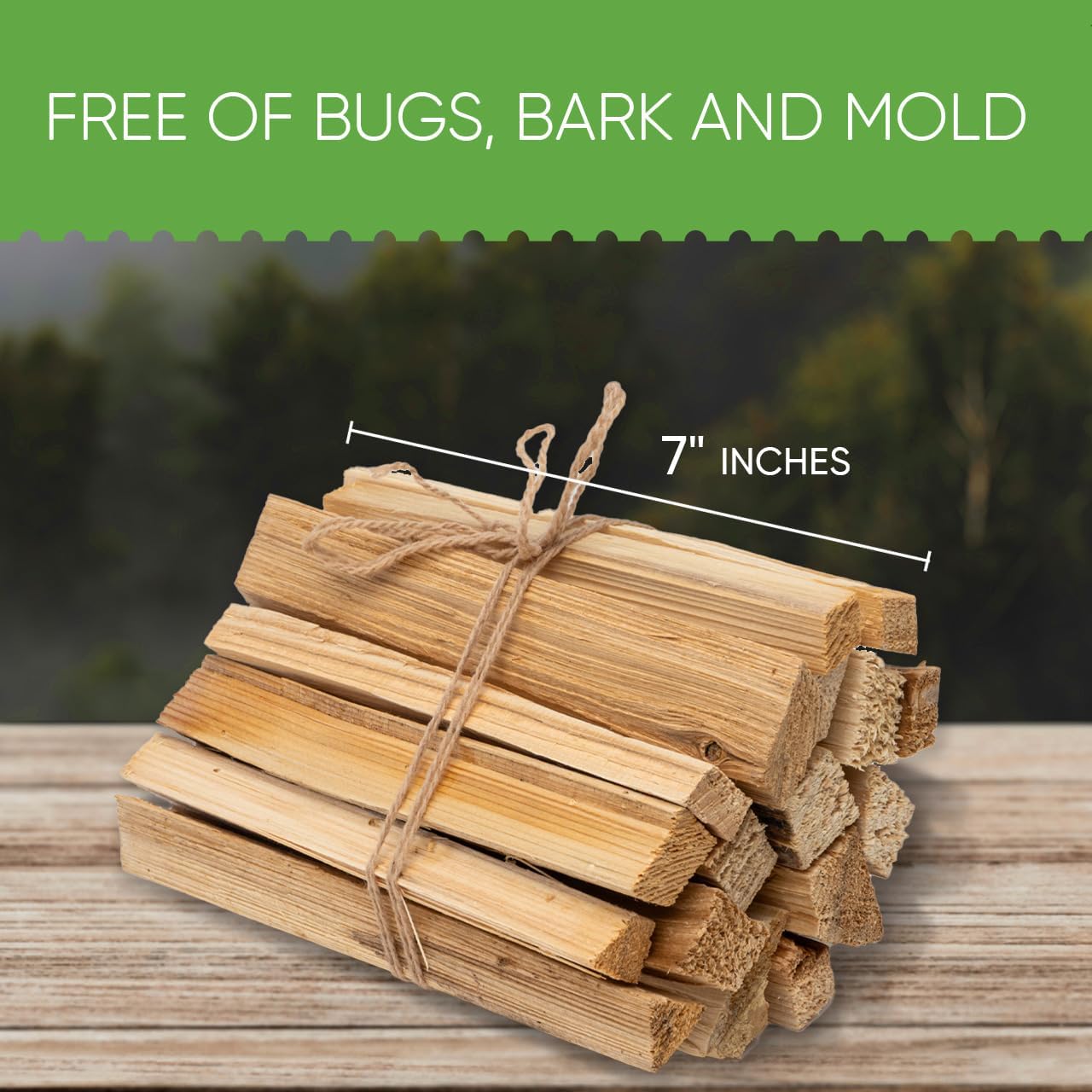 Inflame Fire Starters Set: 9 lbs Kindling Wood +24 pcs Firestarters for Campfires, Grill, BBQ, Fireplace, Woodstove - Charcoal Starter - Waterproof, Weather-Resistant - Natural Wood Fireplace Starters