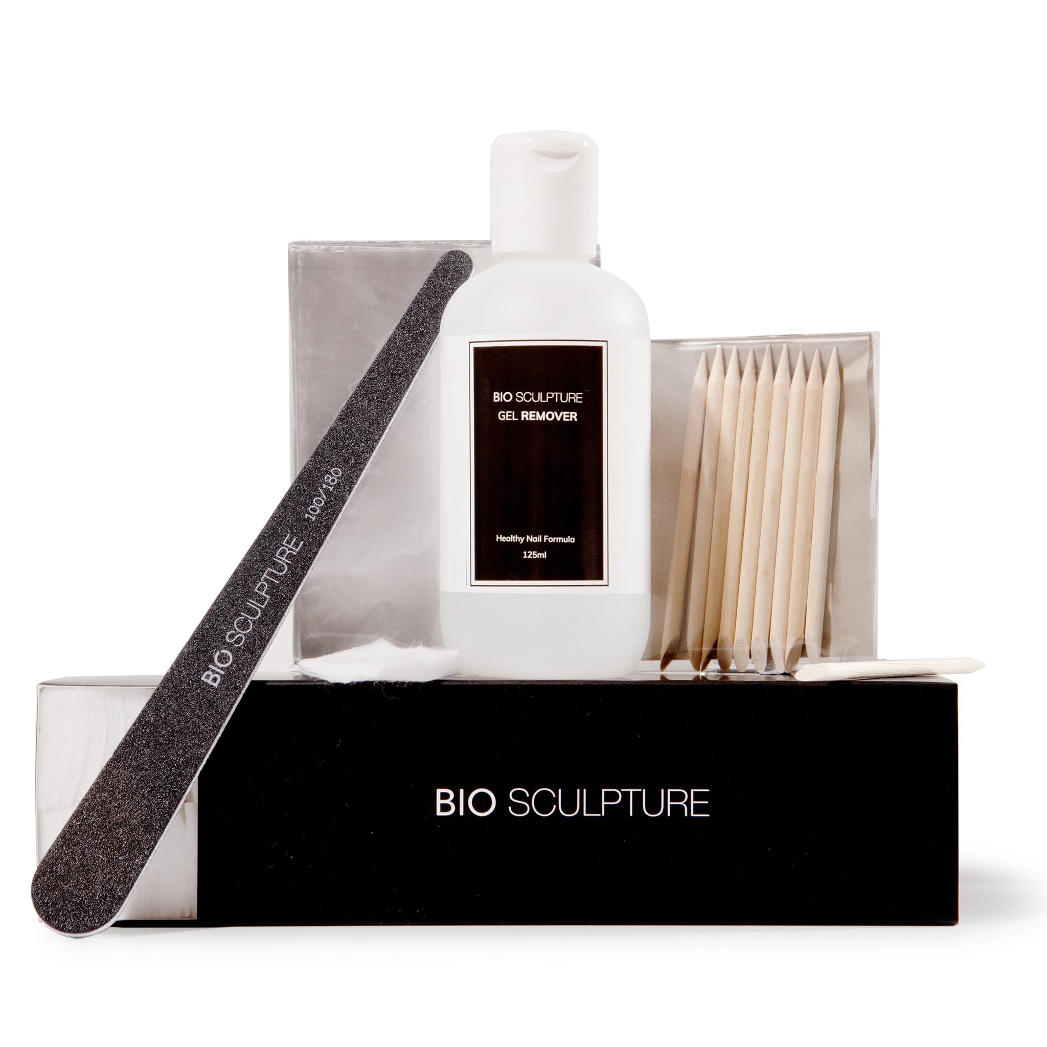 Gel Removal Kit – Professional Gel Nail Removal Set with Foils, Cotton Squares, Gel Remover, File & Orange Sticks – Safe, Gentle & Easy At-Home Use