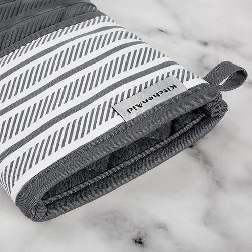 Miniatura 8 de KitchenAid Albany - Juego de 2 guantes para horno, batido, 7 x 13 pulgadas