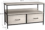 Sorbus TV Stand Dresser with 2 Drawers - Television Riser Chest with Storage - Bedroom, Living Room, Closet, & Dorm Furniture