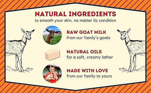 Miniatura 5 de Goat Milk Stuff ROSEMARY MINT Jabón de leche de cabra  Barra de jabón natural, regalos para hombres y mujeres, suave tanto para la cara como para el