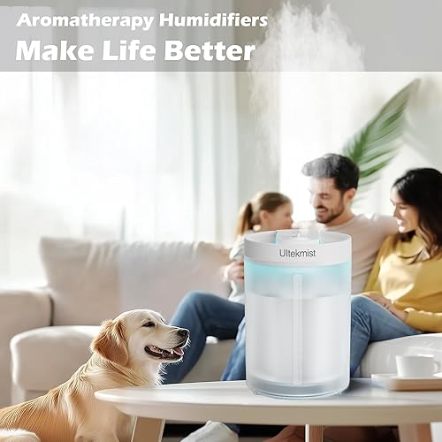 Miniatura 8 de Humidificador de niebla fría de 4 litros, diseño de llenado superior 2 en 1 con difusor de aceite esencial. Ideal para dormitorios, habitaciones