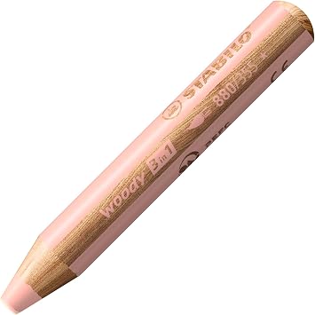 STABILO Multi-talented Pencil woody 3-in-1 - Single Pencil - Apricot