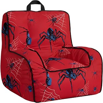 Frienda Spider Bean Bag Chair Cover Washable Stuffed Plush with Piping