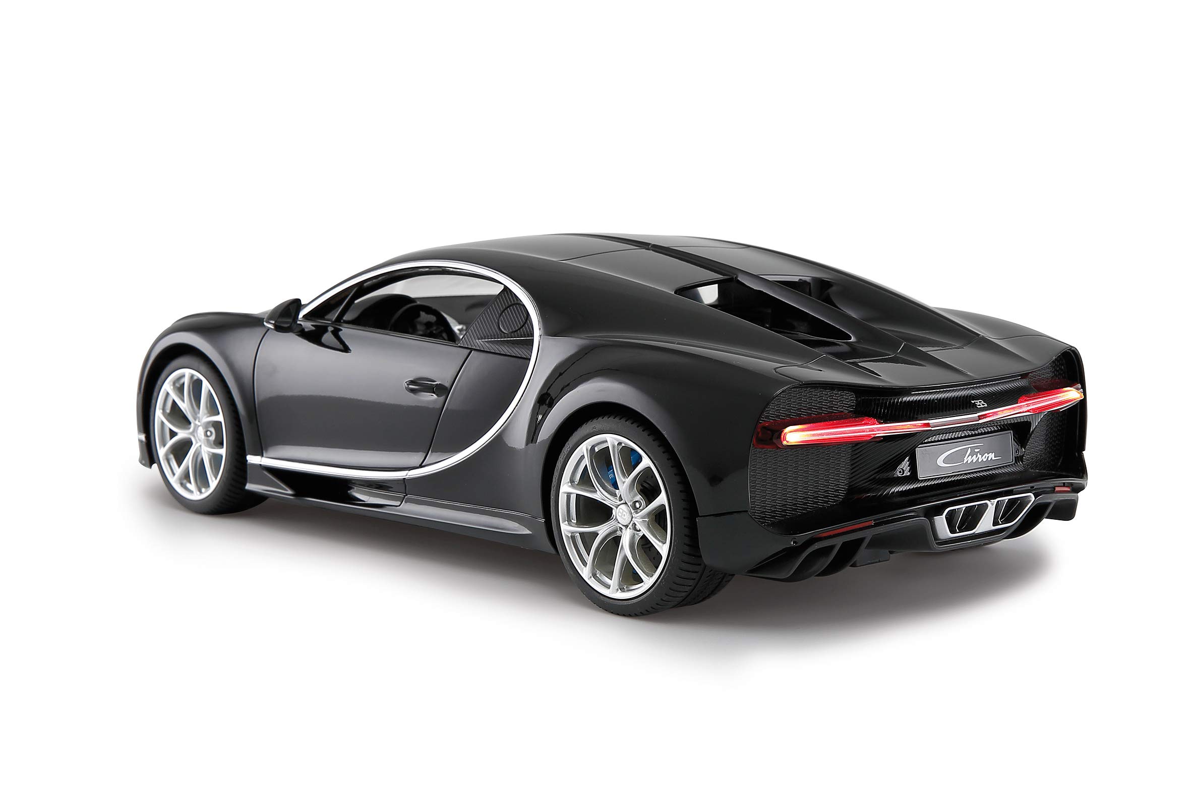 JAMARA 405134 - Bugatti Chiron Macchinina 1:14 27Mhz Interni Simili all'Originale, Nero