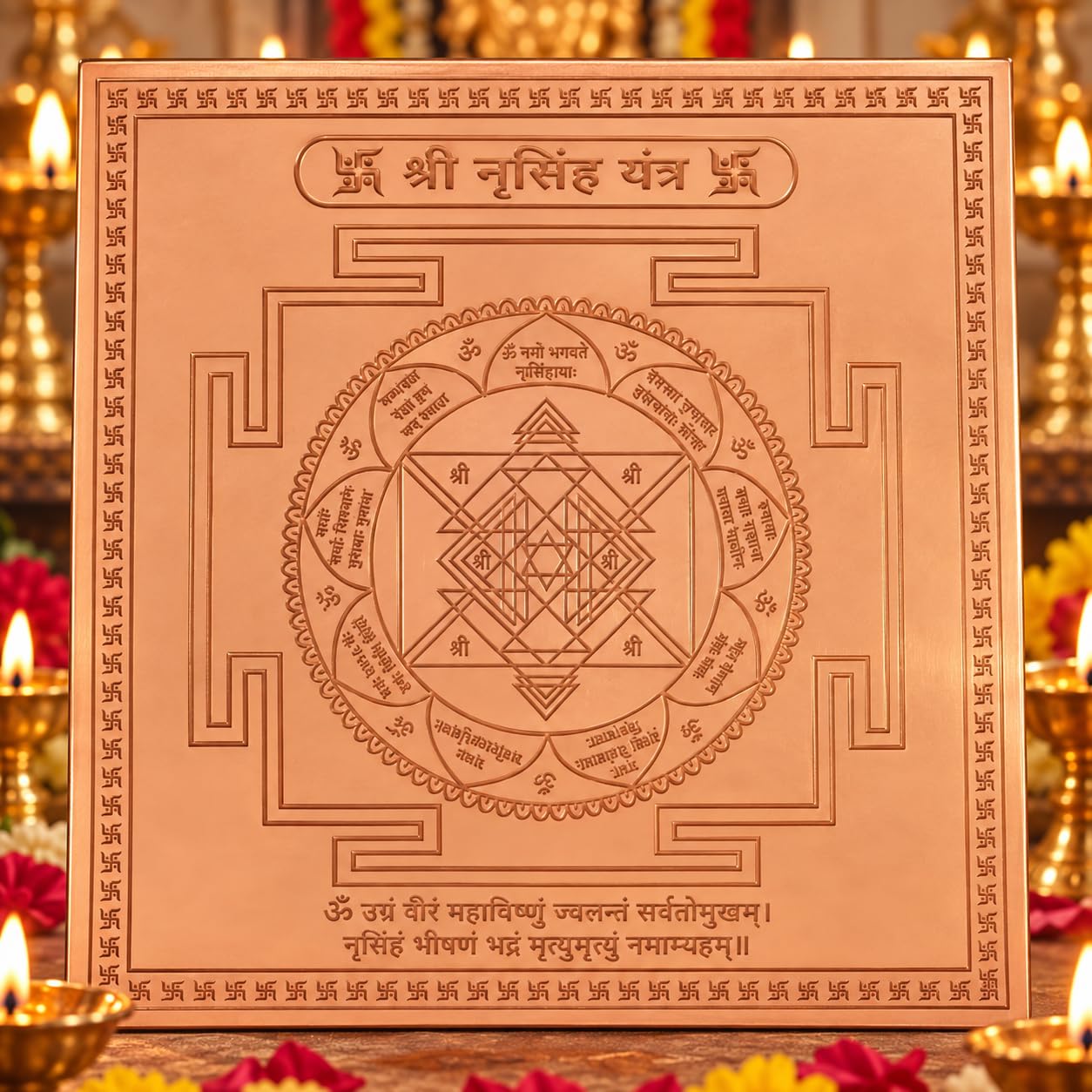 Copper Shiv Yantra - Spiritual Protection & Peace -8