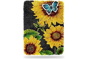 MGahyi Latch Hook Rug Kits: Creative Canvas for Hooking Enthusiasts