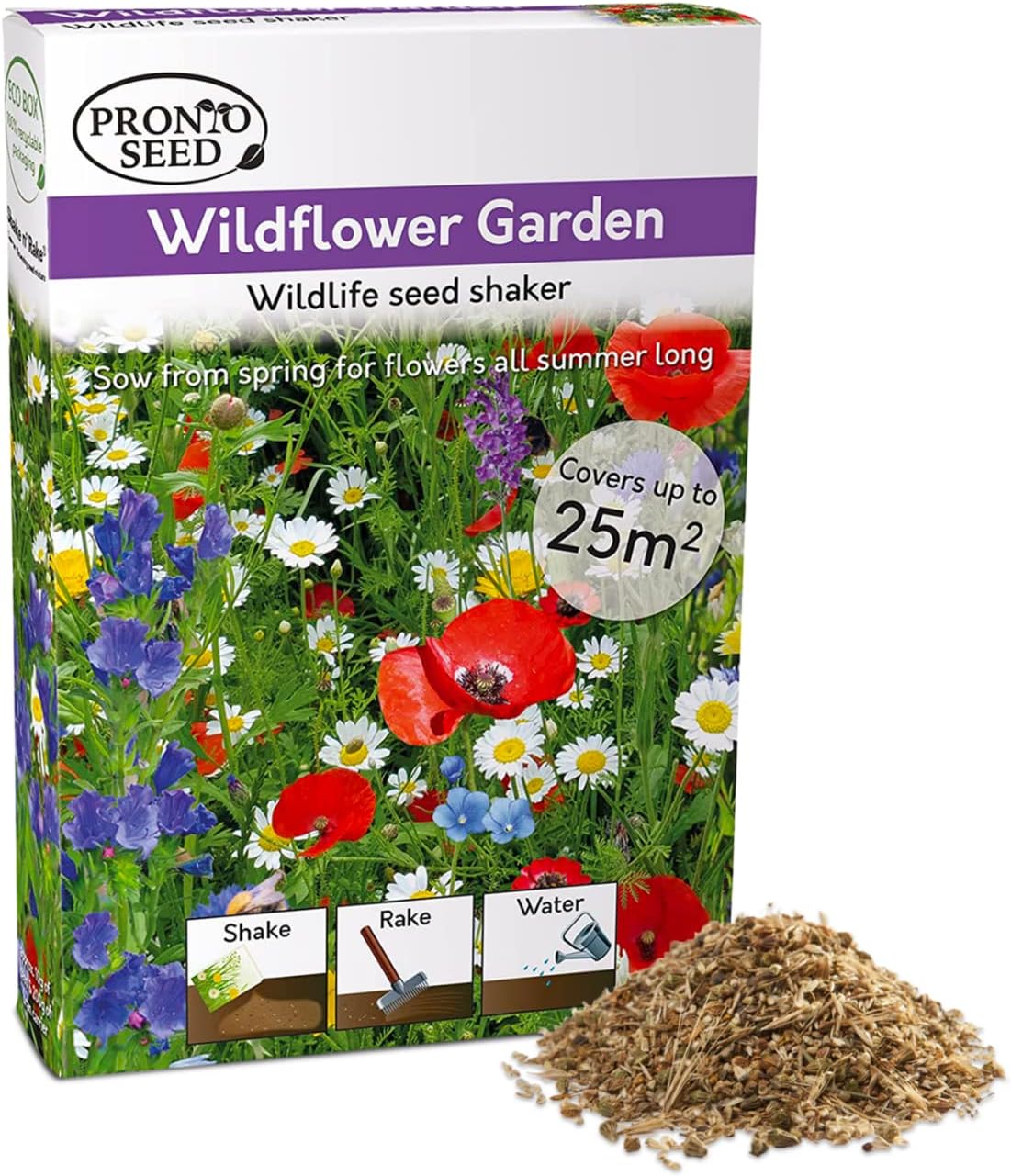 Pronto Seed Wild Flowers Seeds UK Grow Your Own Wildflowers to Attract