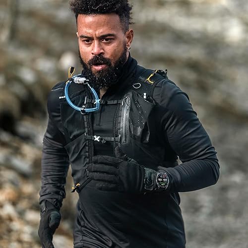 Miniatura 2 de Garmin fnix 0.315 - 2.008 in, solar, zafiro, reloj inteligente GPS multideporte premium, batería de larga duración, clasificación para inmersión,