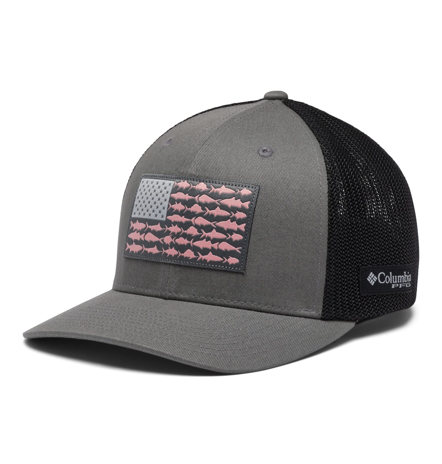 Columbia Casquette en Maille PFG, Titane/Noir, Large/X-Large