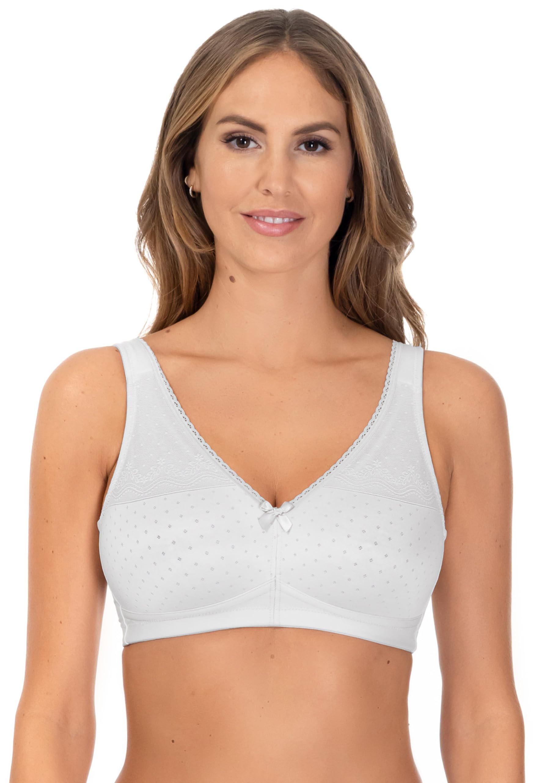 Soutien-gorge non rembourré sans armatures Divine blanc : célébrez votre féminité au naturel