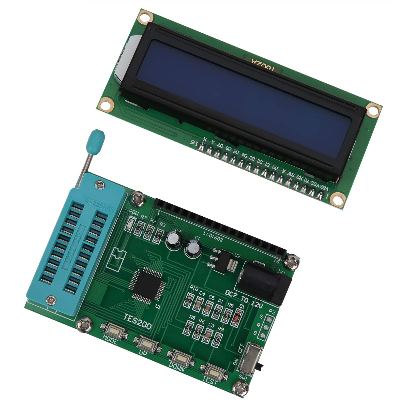 IC Te Digital Meter, 74 40 45 Series Logic Gate Te, elektronische Komponente Te mit LED Di, DC7 12V W Vol zum Testen von über 200 Arten von ICs
